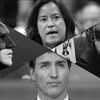 Des photos de Batman et du Joker sont juxtaposées avec celles de Justin Trudeau et Jody Wilson-Raybould.