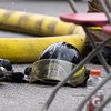 Un casque du service incendie de Sherbrooke.