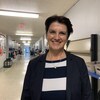 Mireille Péloquin dans une garderie d'Edmonton le 9 décembre.