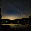 Voie Lactée - Pollution lumineuse (St-Jérome)

Lac Louise, St-Adolphe d'Howard
Le point le plus gros et plus lumineux au centre sous la Voie Lactée est la planète Jupiter avec à sa gauche, plus petite, Saturne