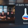Montage photo des membres du groupe Les Rats d’Swompe et la couverture de leur album « Élixir ».
