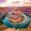 Le méandre d'Horseshoe Bend, en Arizona.