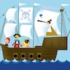 "Un papa pirate promet de donner son voilier à celui de ses fils qui rapportera le plus beau trésor. Le petit dernier (et le moins pirate de tous) est embêté. Il veut participer sans avoir à voler ni à se bagarrer. 
Finalement, la solution lui vient d’une baleine croisée dans l’océan. Voilà un suspense pour apprendre à s'aimer comme on est!"