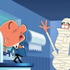 Magoo et Waesel sont aux toilettes.