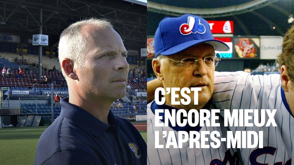 Une image découpée de Michel Laplante à gauche de la photo, Claude Raymond à droite de la photo.