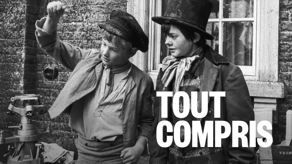 Les jeunes acteurs Mark Lester et Jack Wild dans le film Oliver.