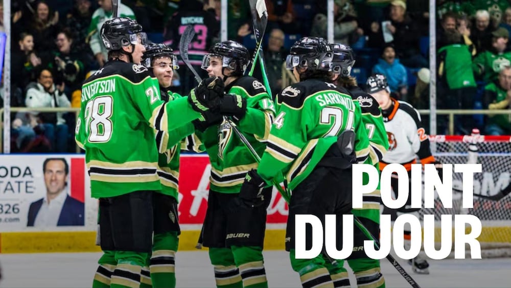 Les joueurs de hockey masculin.