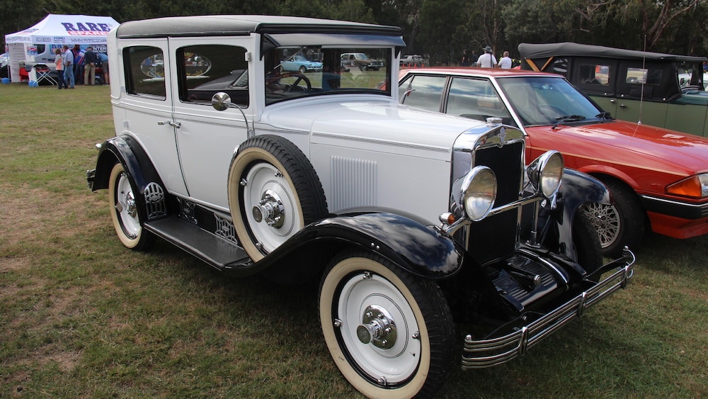 Une voiture de collection de 1929, Chevrolet série AC internationa.
