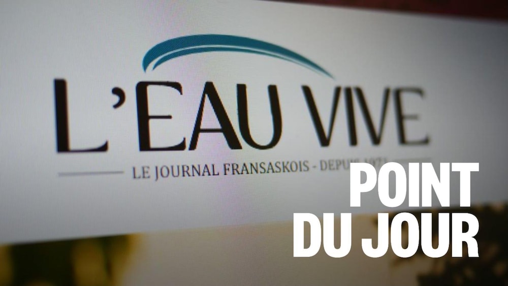Photo de la page web du journal L'Eau vive.