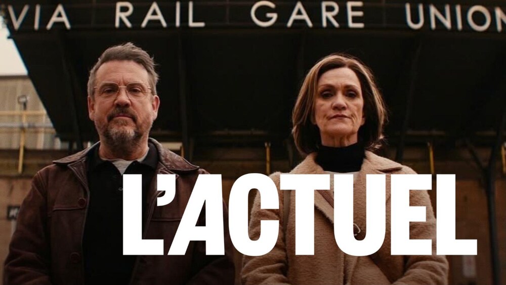 Claude Legault et Josée Deschênes dans la production « Denise sans Denis ».