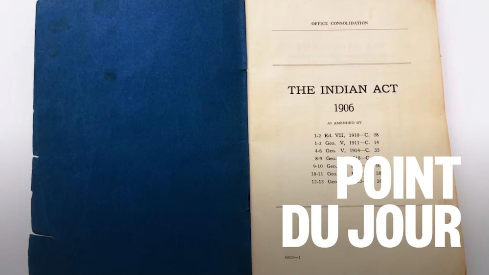 Un copie imprimée de la Loi sur les Indiens.