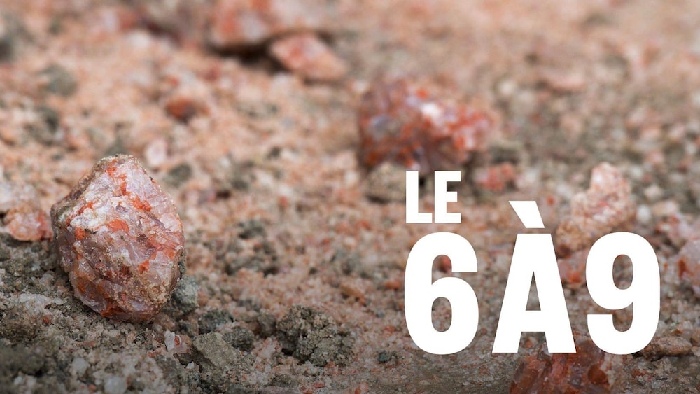 Des morceaux de potasse venant de la mine de Mosaic à Esterhazy, en Saskatchewan, le 3 mai 2017.
