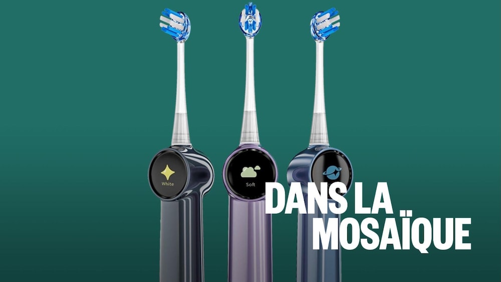 Brosse à dents Ranvoo AirJet X5 à jet d'air comprimé et micro-gouttelettes.