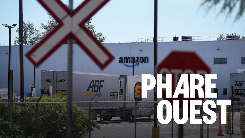 Le centre de traitement des commandes YVR2 d'Amazon à Delta, en Colombie-Britannique.