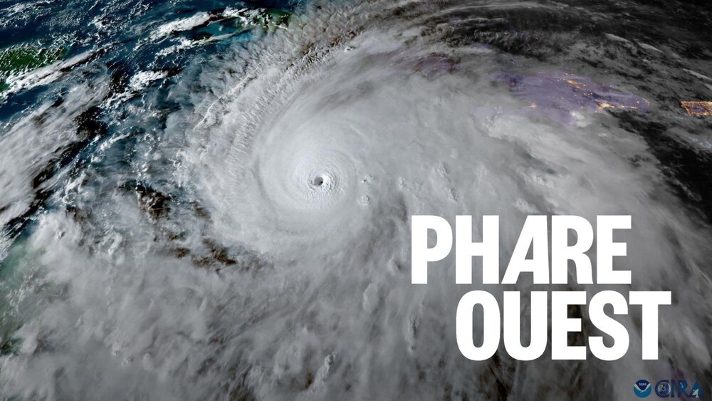 Vue satellite de l'ouragan Melissa.