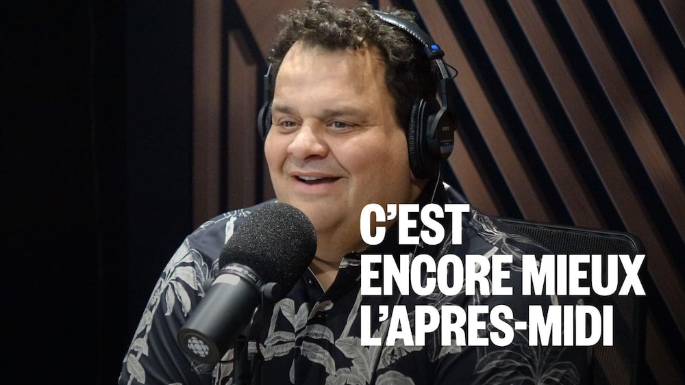 L'humoriste Philippe Laprise, en entrevue à «C'est encore mieux l'après-midi».