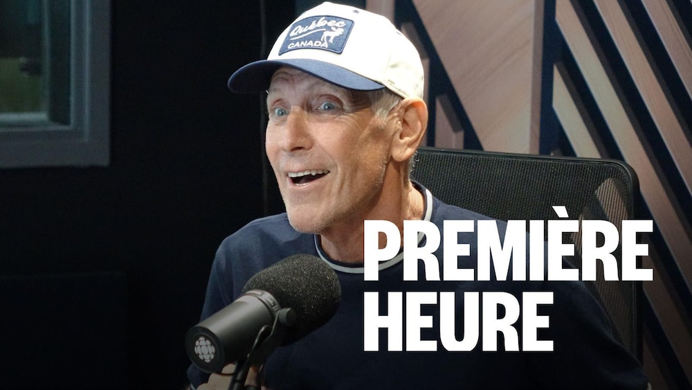 Le chanteur Plastic Bertrand, de passage à l'émission «Première heure».
