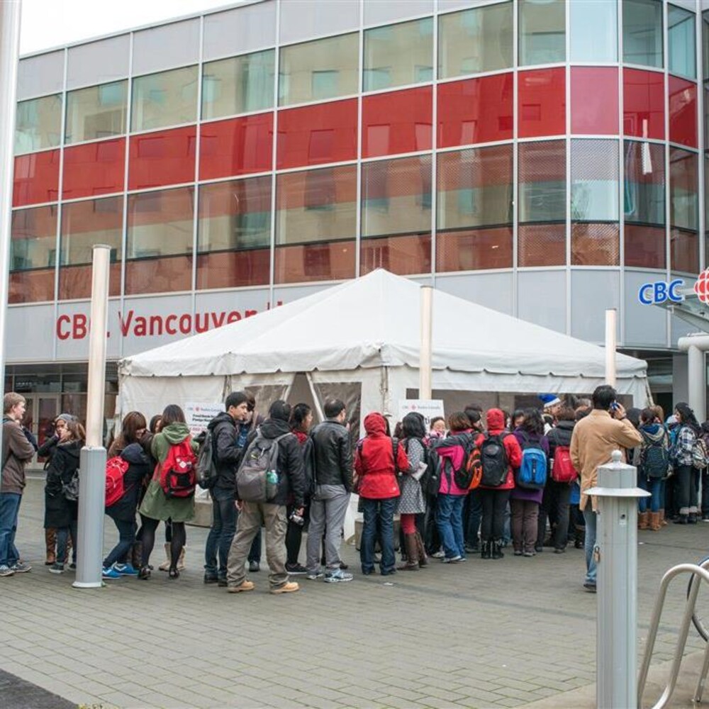 Portes ouvertes à CBC/Radio-Canada à Vancouver en 2012.