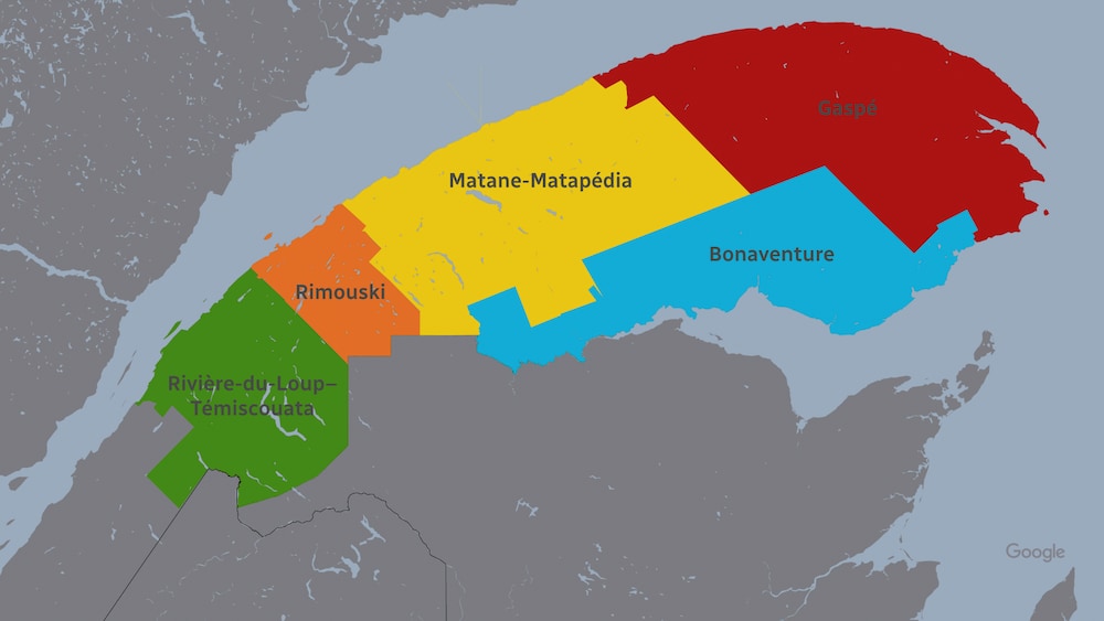 Carte électorale de 2022. 
