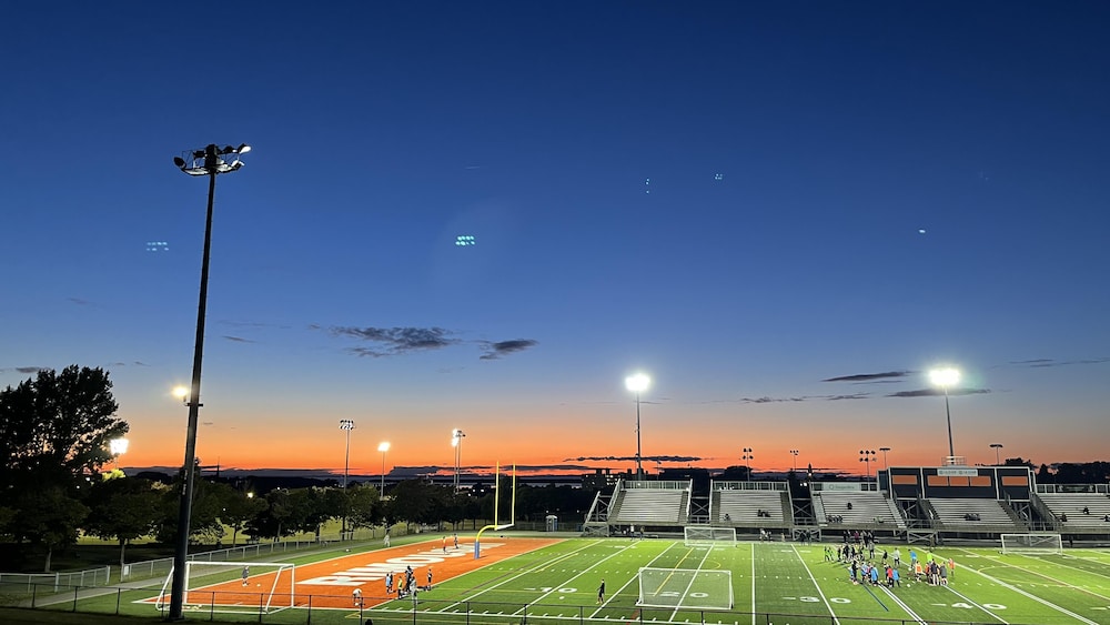 Le terrain de soccer synthétique à Rimouski