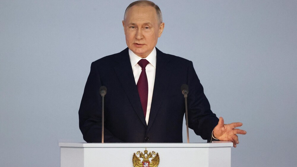 Le discours à la nation de Vladimir Poutine | OHdio | Radio-Canada