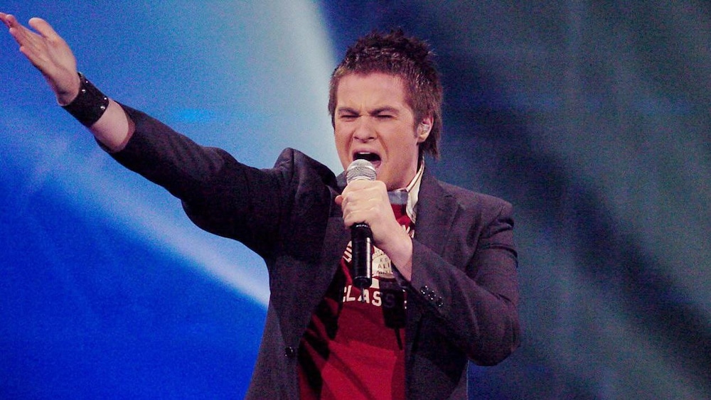 Le gagnant de la premier concours de Star Académie, Wilfred LeBouthilier.