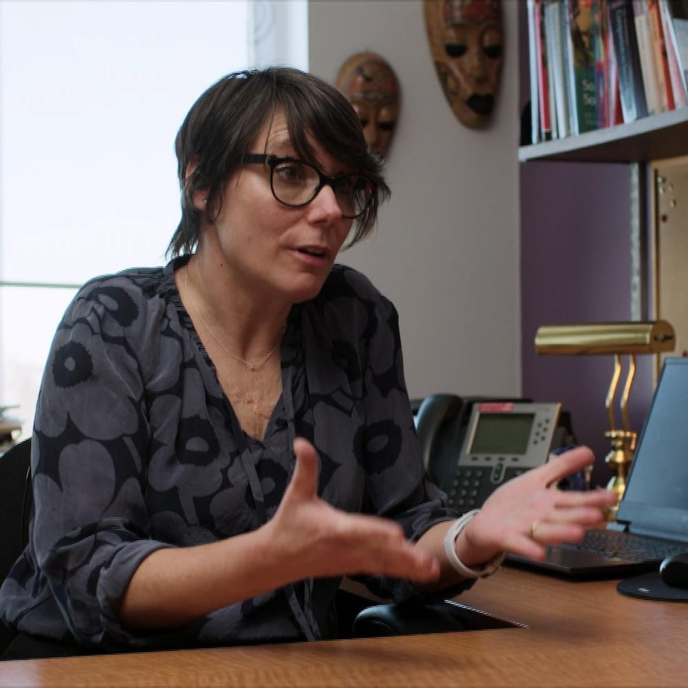 La chercheuse Annie Pullen Sansfaçon, ex-titulaire au Québec de la Chaire de recherche sur les jeunes trans et leur famille.