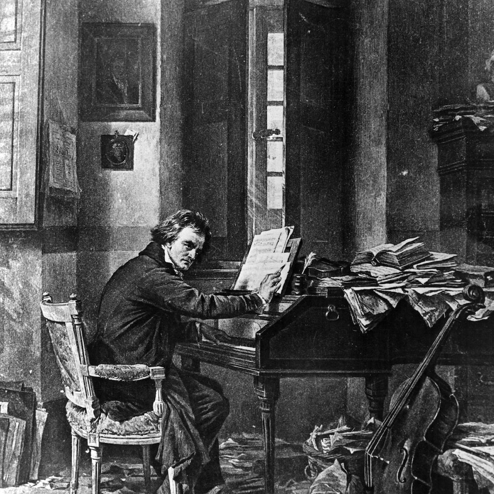 Un portrait de Beethoven, vers 1810.