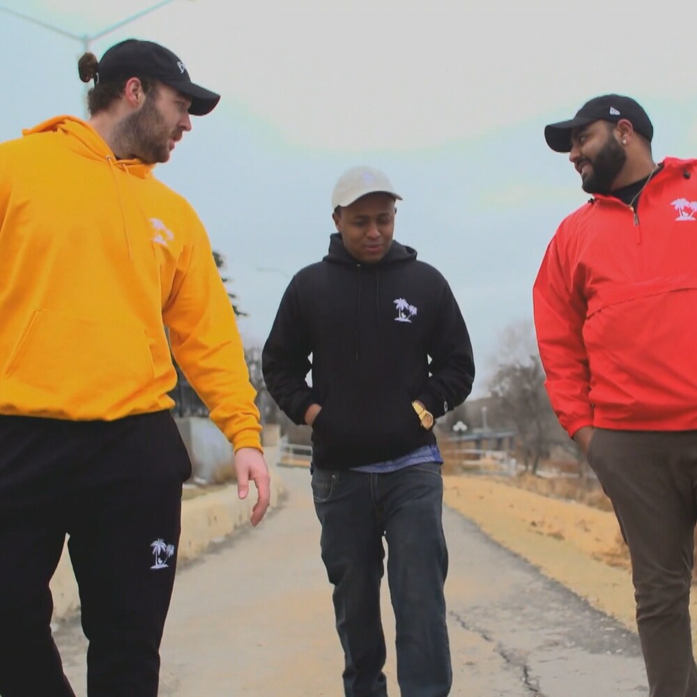 Curtis Krahn, Kaynoun Mohamed et Vellan Vadivelu