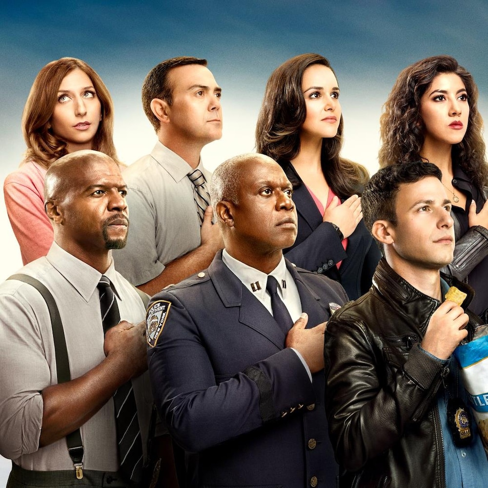 Sur une affiche promotionnelle de la série apparaissent six comédiens : trois Blancs, deux Afro-Américains, une Cubaine, une Argentine