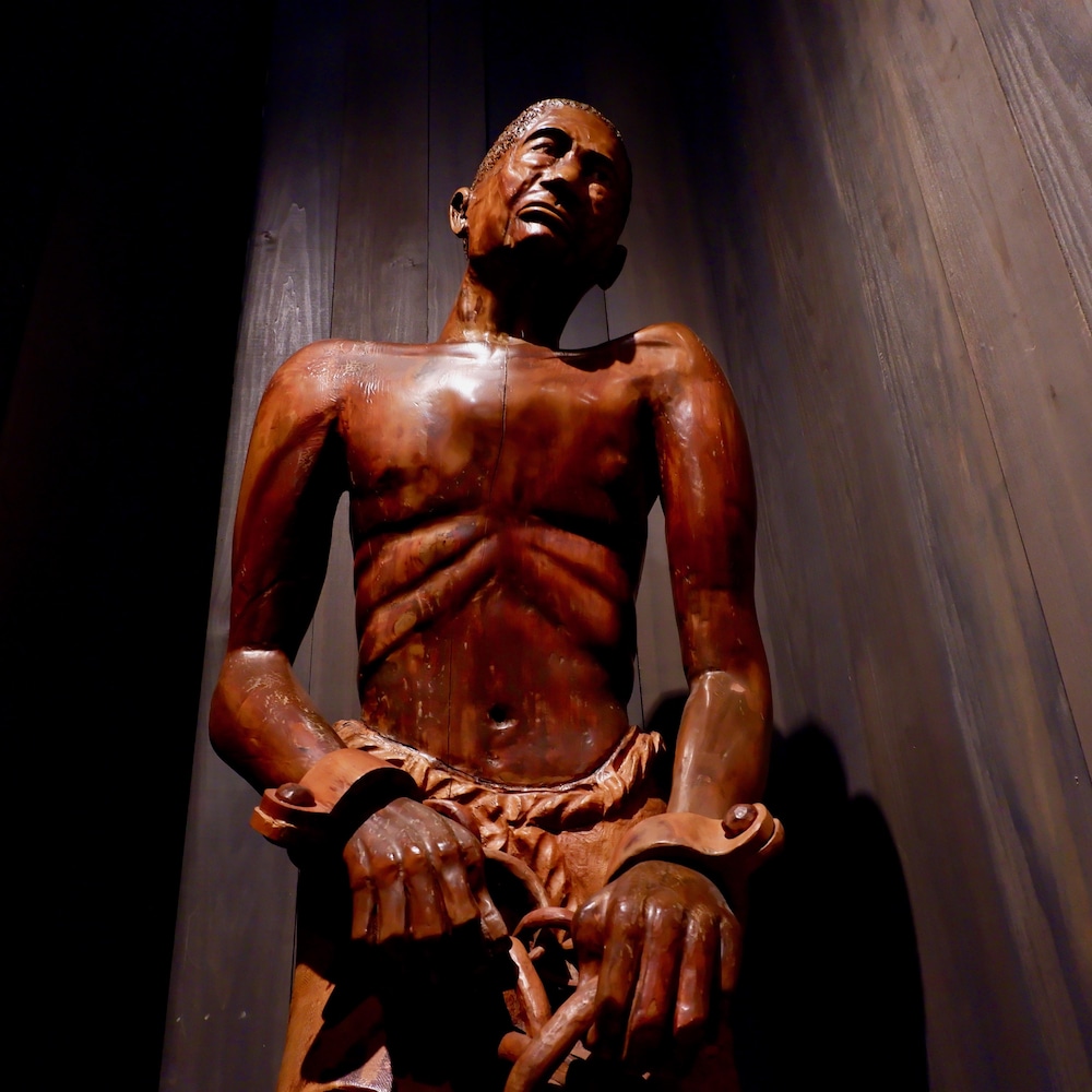 Une partie de l’exposition permanente du Musée d’histoire de Mobile est destinée aux conditions de détention sur les navires d’esclaves.