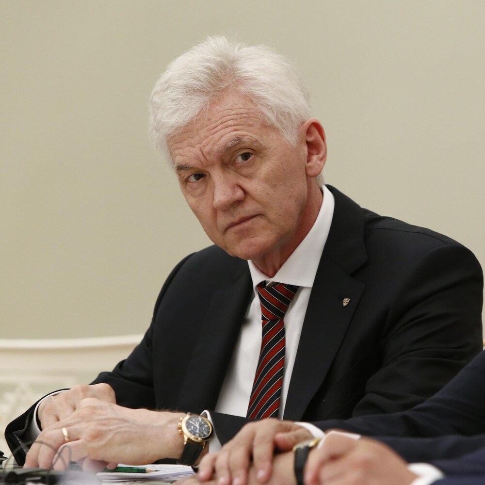 Gennady Timchenko lors d'une rencontre avec le président russe Vladimir Poutine.