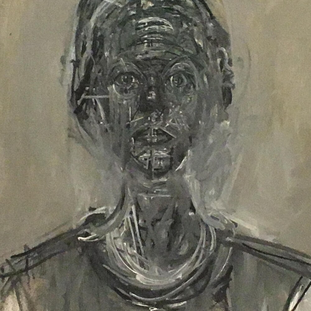 Annette noire, 1962. Il s'agit d'une huile sur toile représentant la femme du peintre.
