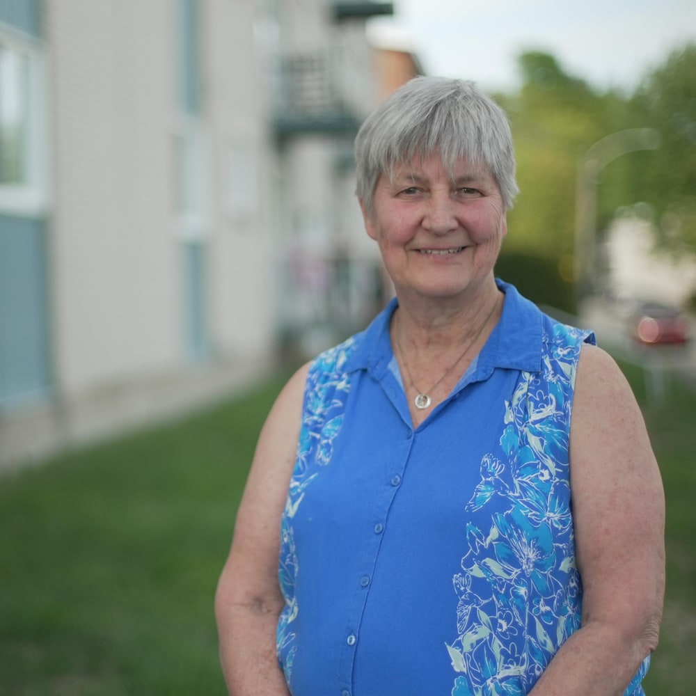 Thérèse Houle, 68 ans, locataire de la rue Pigeon, à Victoriaville.