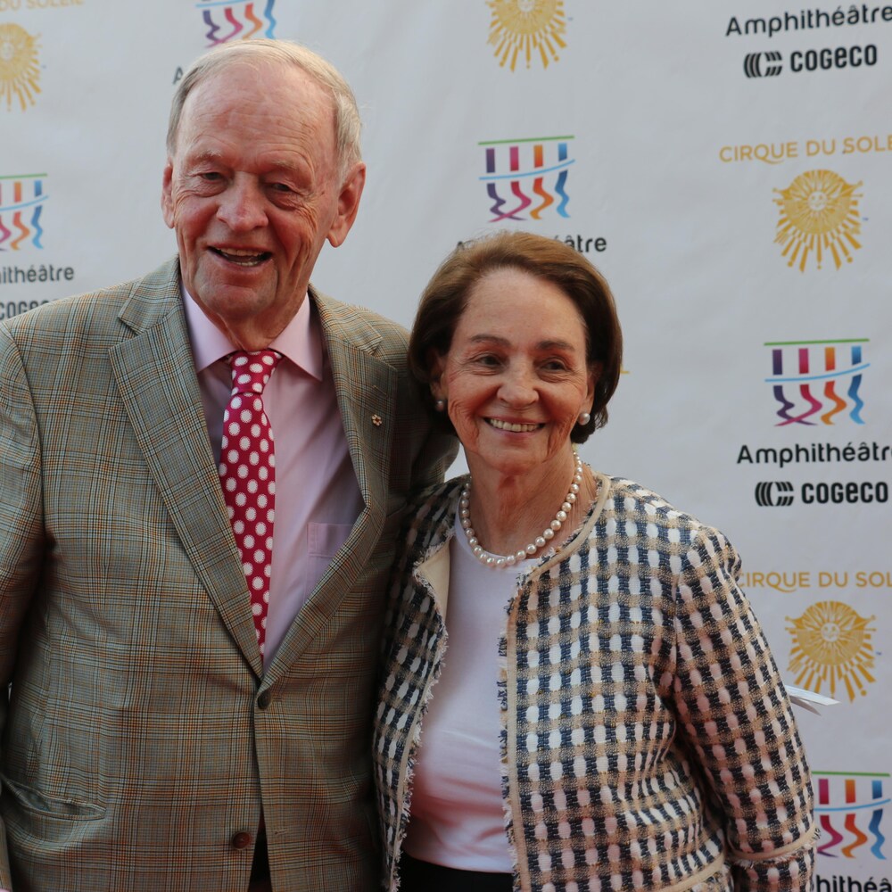 L'ancien premier ministre Jean Chrétien en compagnie de sa femme, Aline.