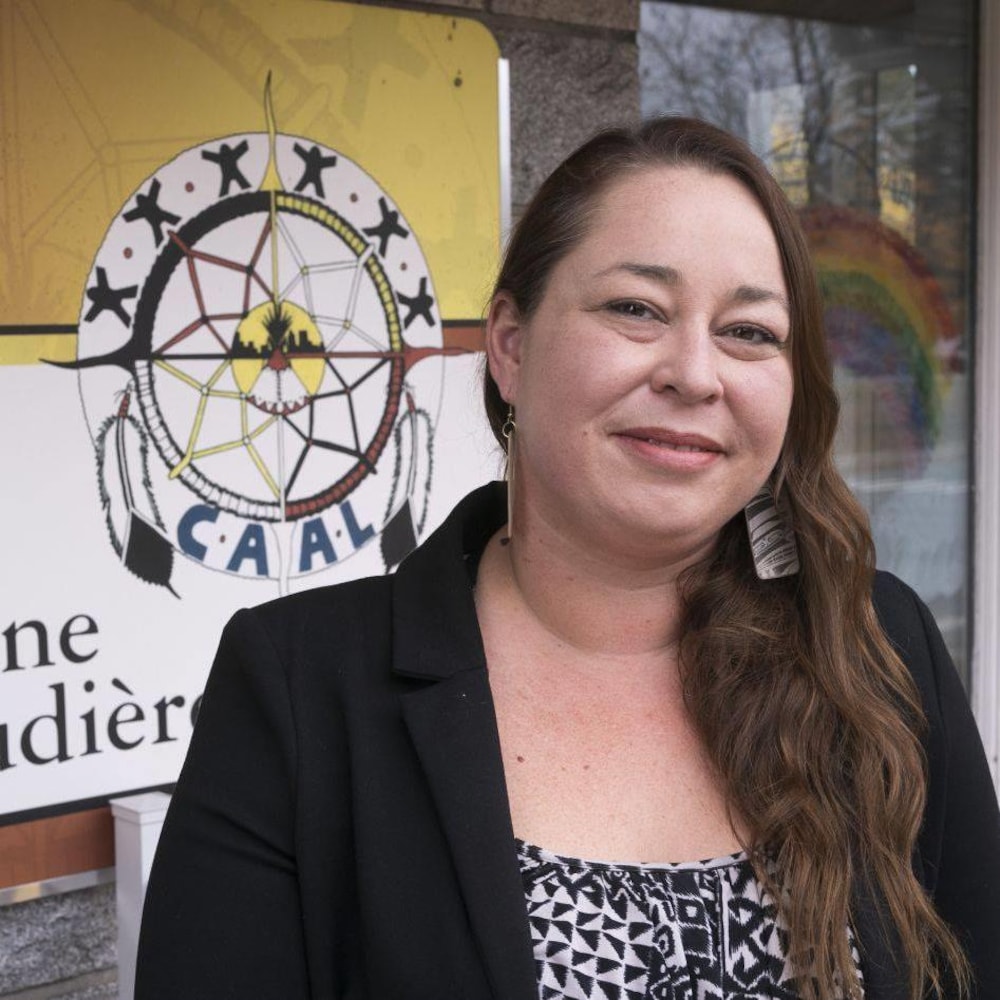 La directrice générale du Centre d'amitié autochtone de Lanaudière à Joliette, Jennifer Brazeau.