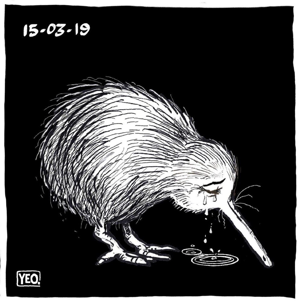 La caricature d'un kiwi, un oiseau, qui pleure.
