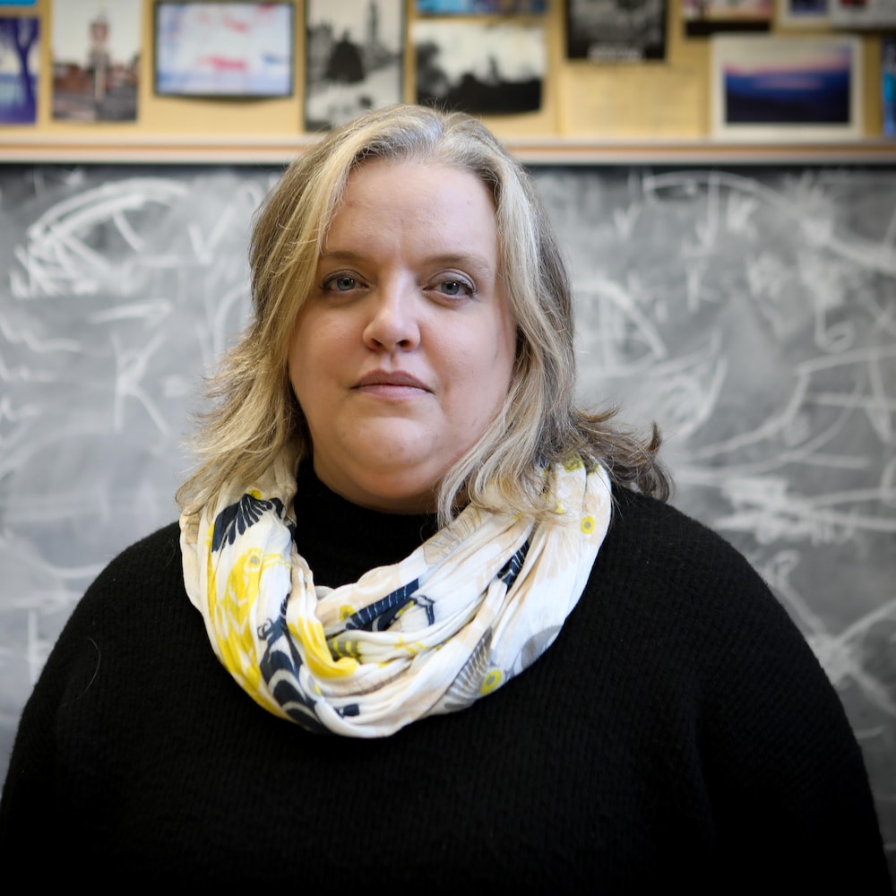 Portrait de Kathryn McWilliams, près de Saskatoon, en février 2024. 