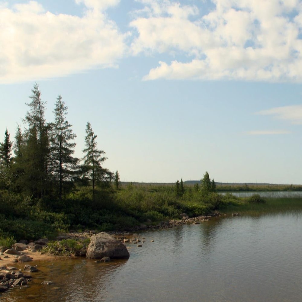Un paysage près du village cri de Nemaska, dans le territoire d'Eeyou Istchee, dans le Nord-du-Québec.
