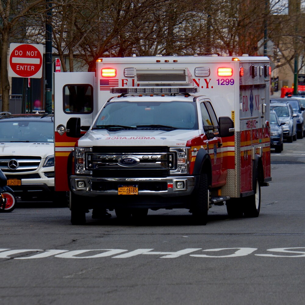 An ambulance in New York.