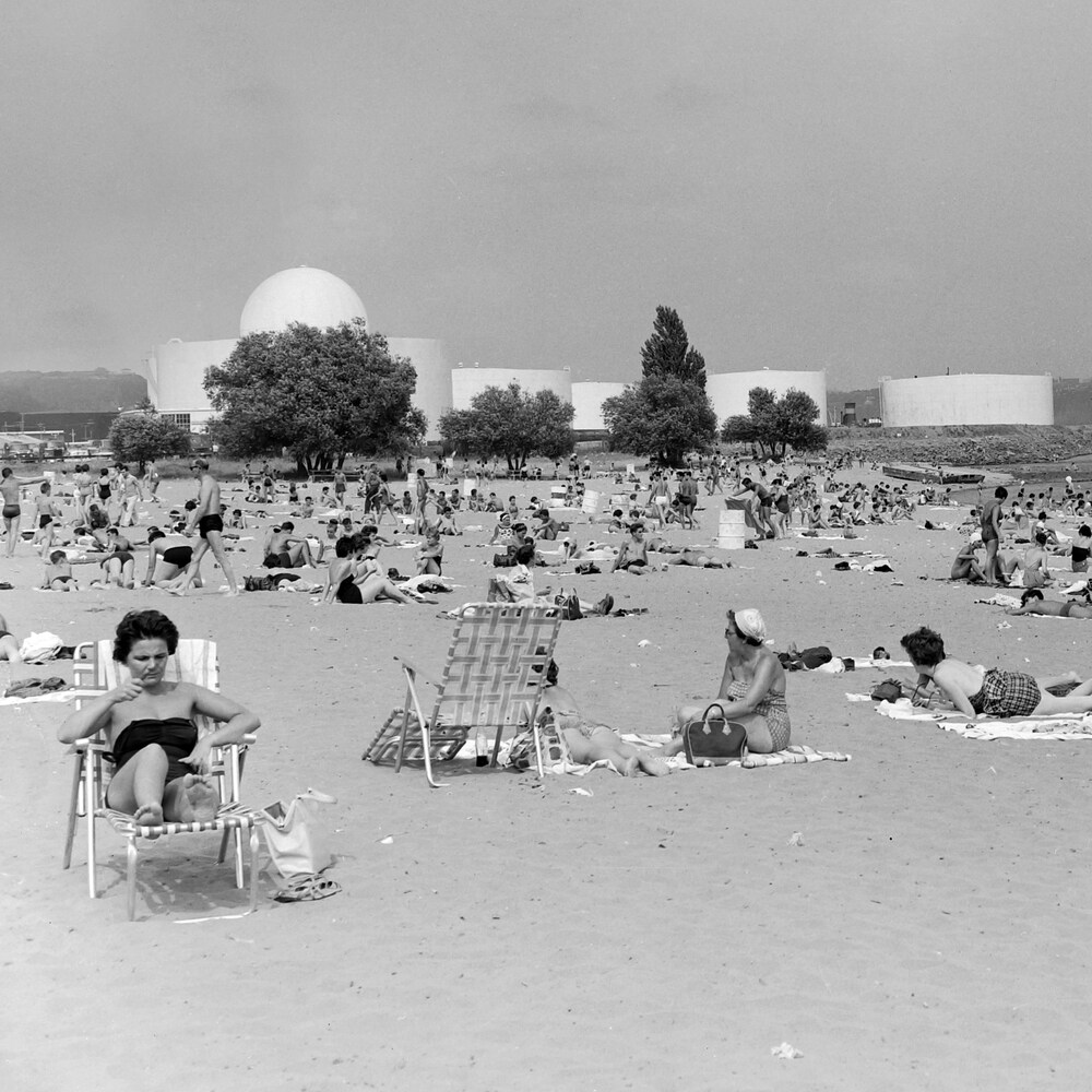 La plage, encore populaire dans les années 1960.