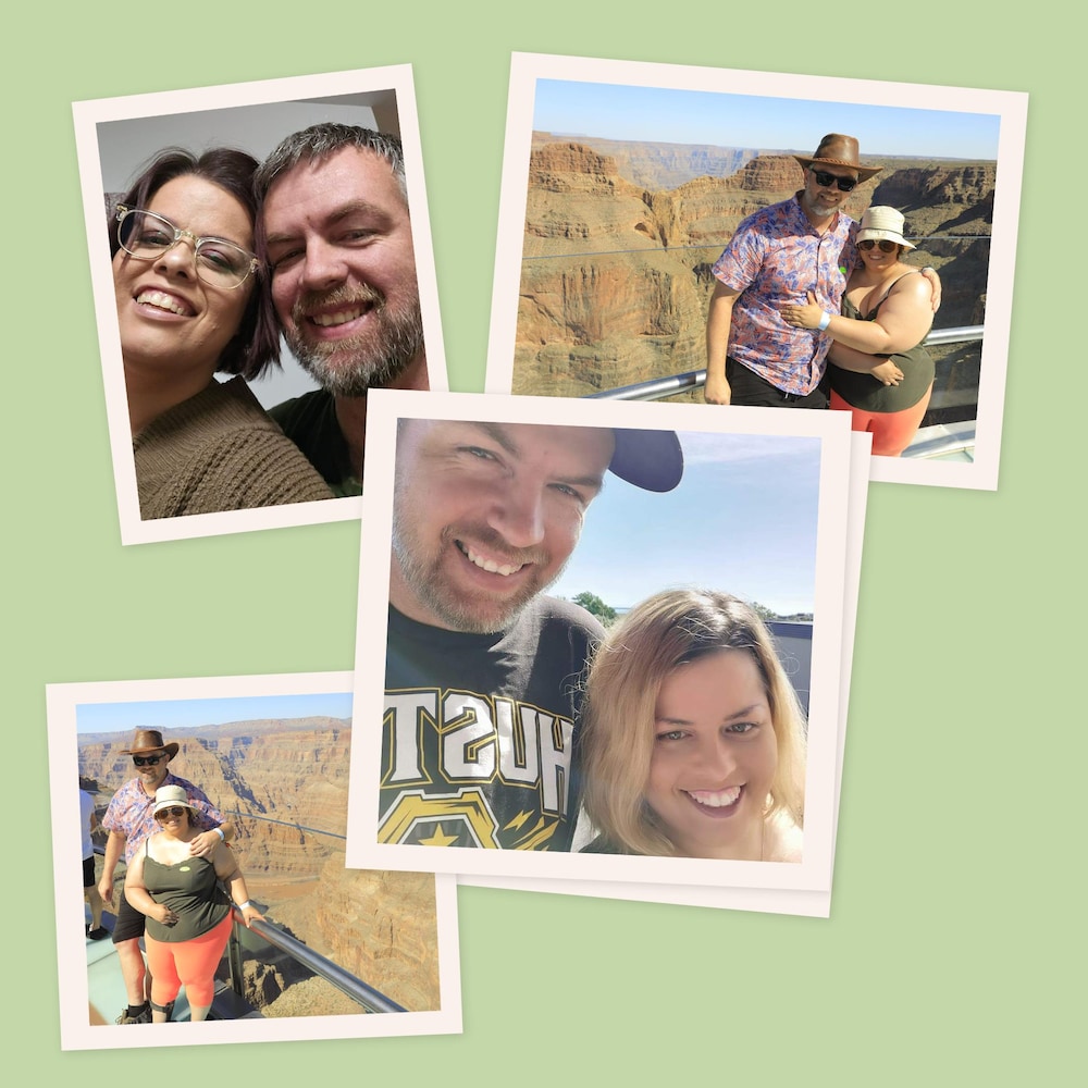 Photos d'un couple.