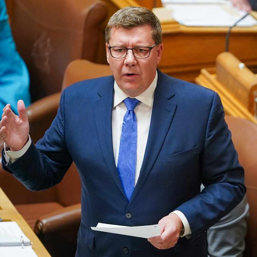 Le premier ministre de la Saskatchewan, Scott Moe, le 10 octobre 2023.