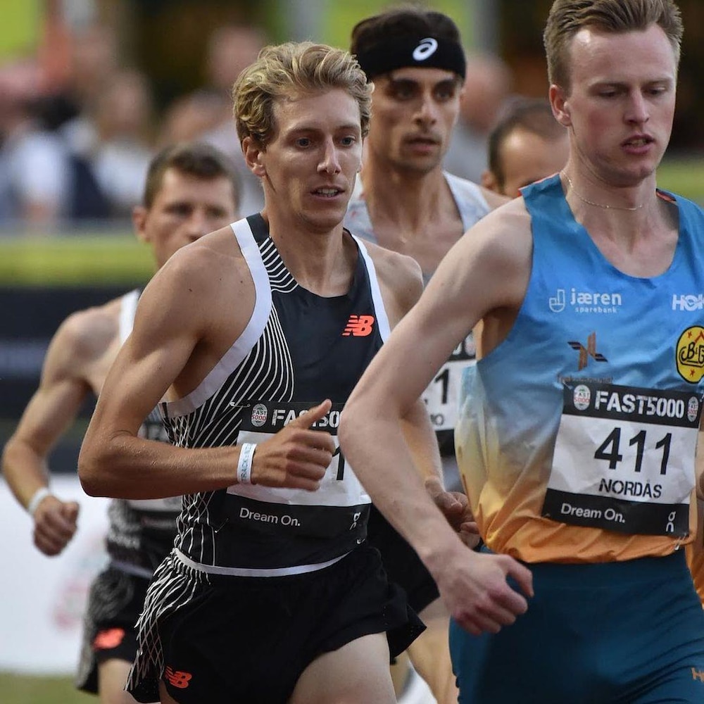 Charles Philibert-Thiboutot tribunal le 1500 m à Montesson.
