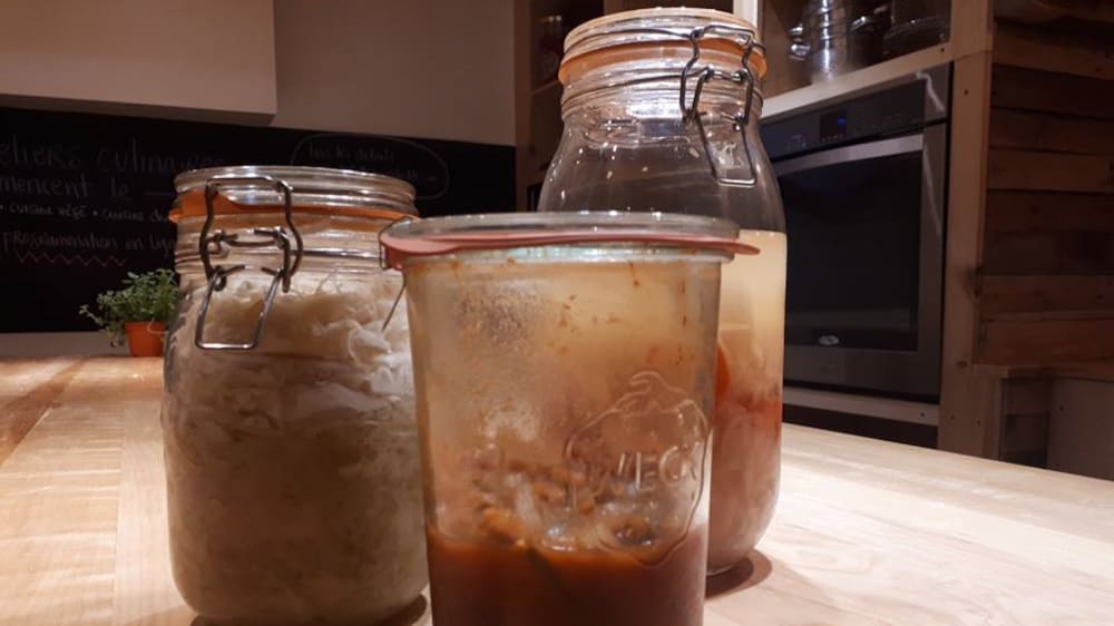 Des conserves en pot