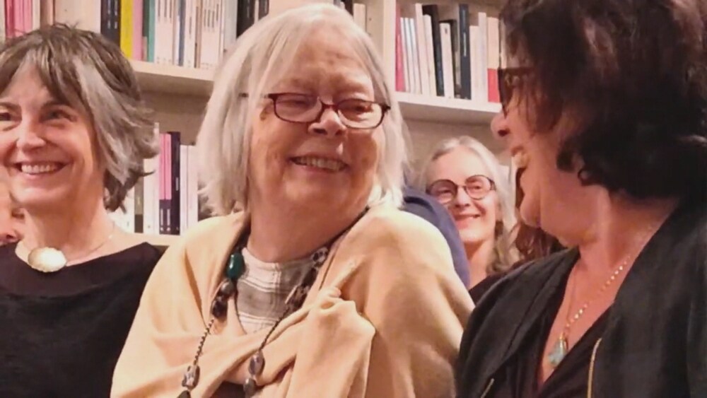 Capture écran Madeleine Gagnon auteure lancement livre PUL