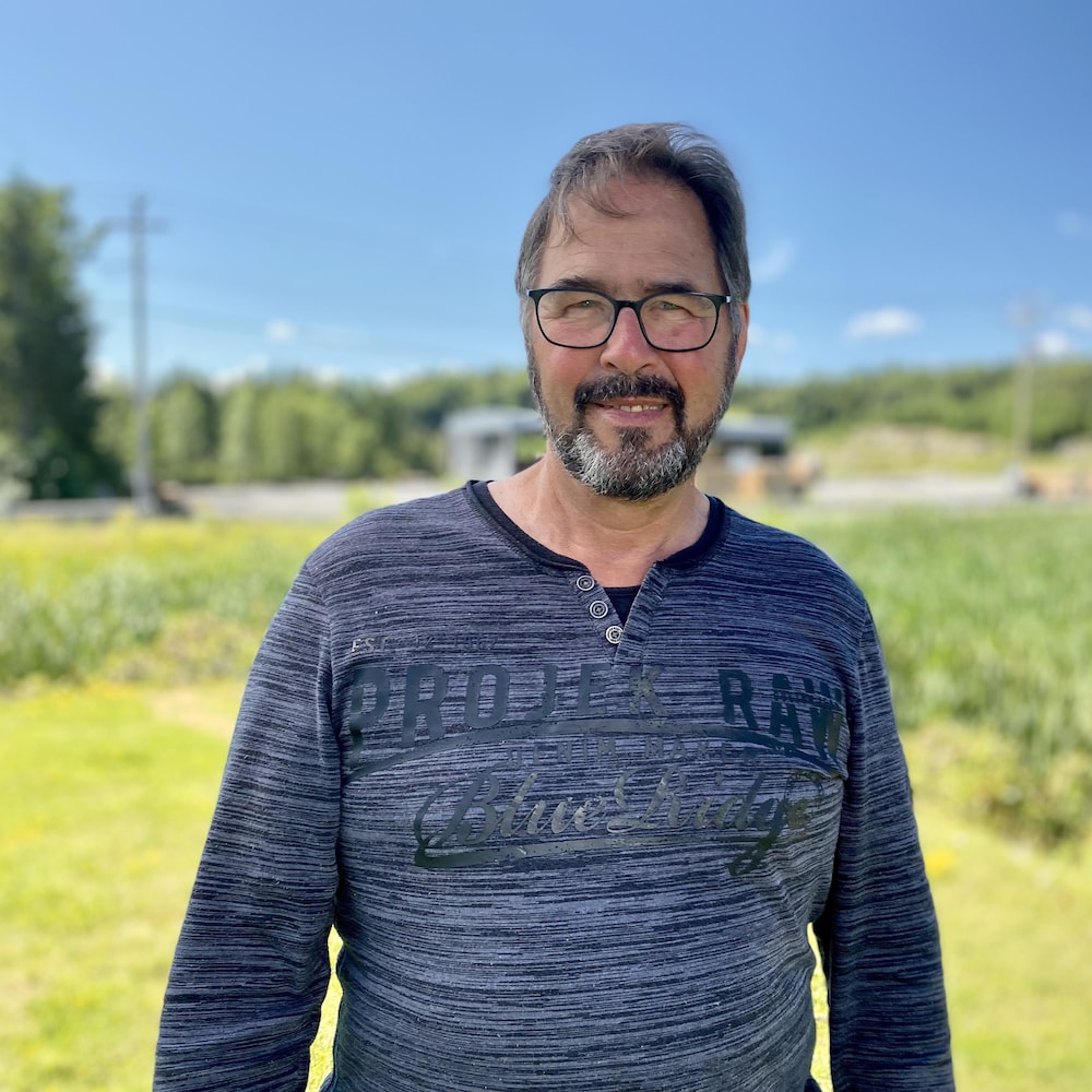 Le producteur forestier Jean-Marie Gilbert.