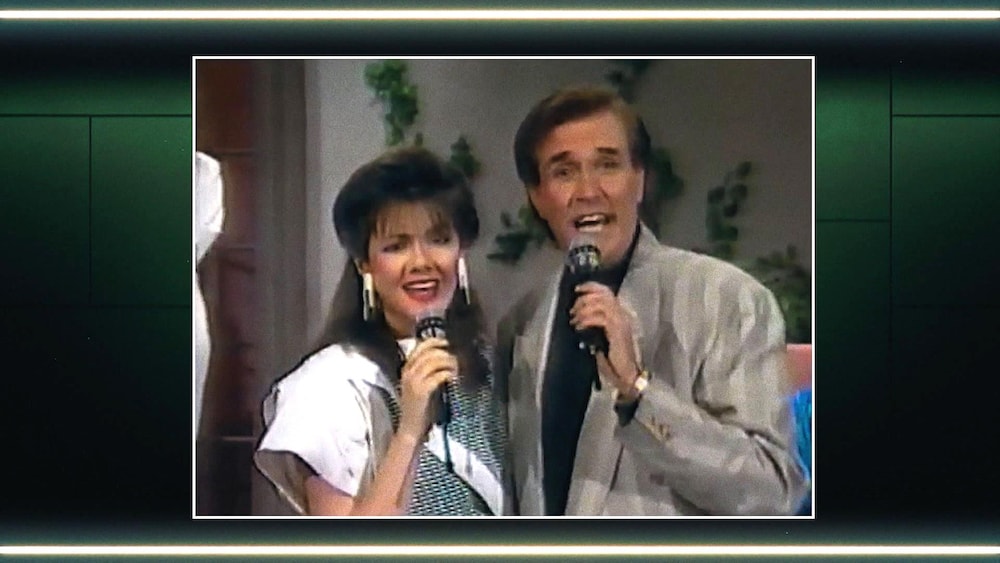 Jano Bergeron et Serge Laprade dans une archive télé de l'émission Garden Party.
