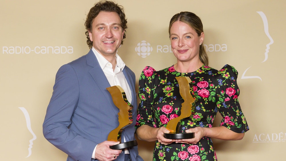 Benoit McGinnis et Julie Le Breton - au Gala des 41es prix Gémeaux.