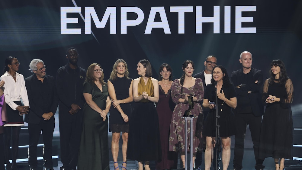 L'équipe d'Empathie - au Gala des 41es prix Gémeaux.